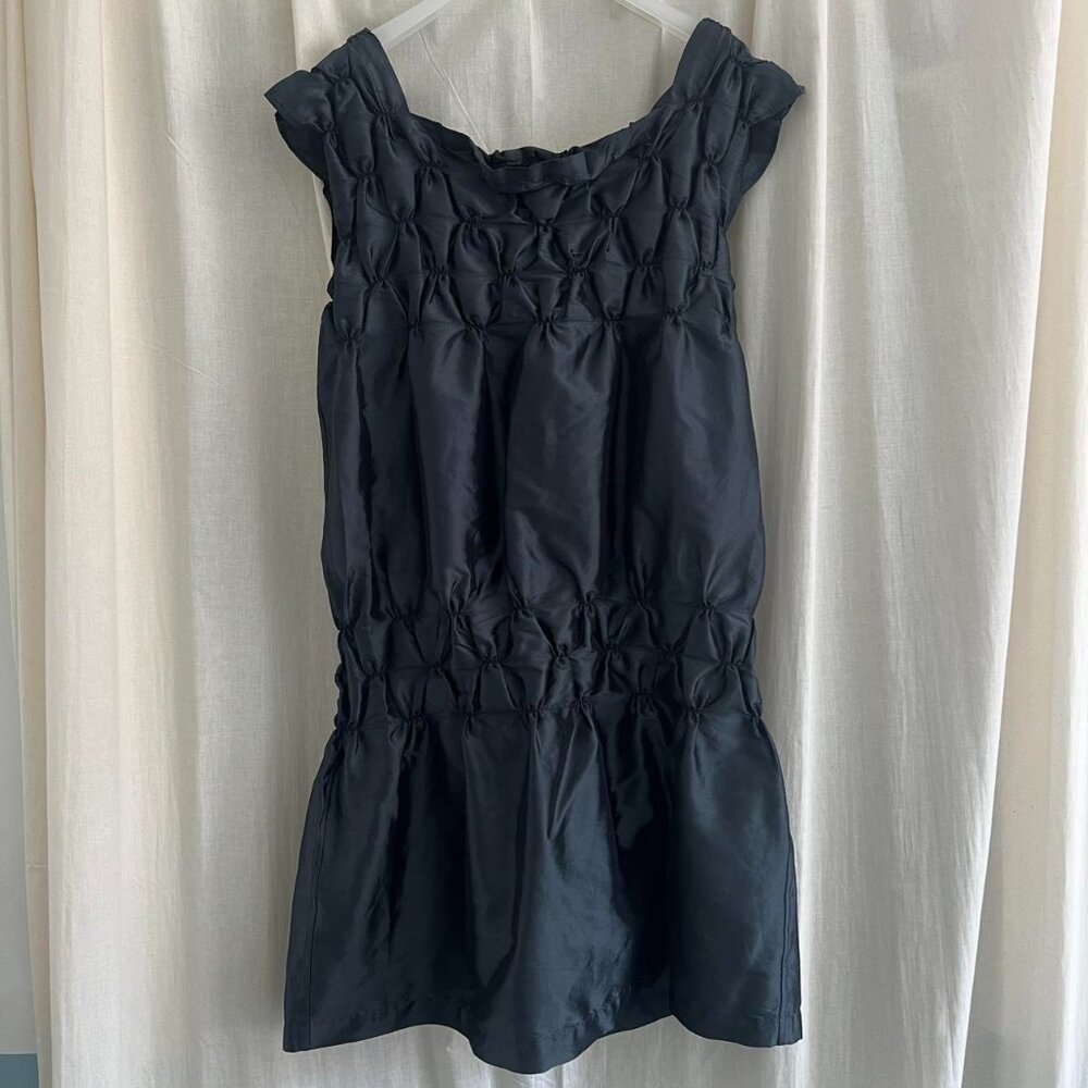 Issey Miyake 2002 rusched tube dress
